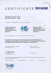 R+M / Suttner certificate 2013